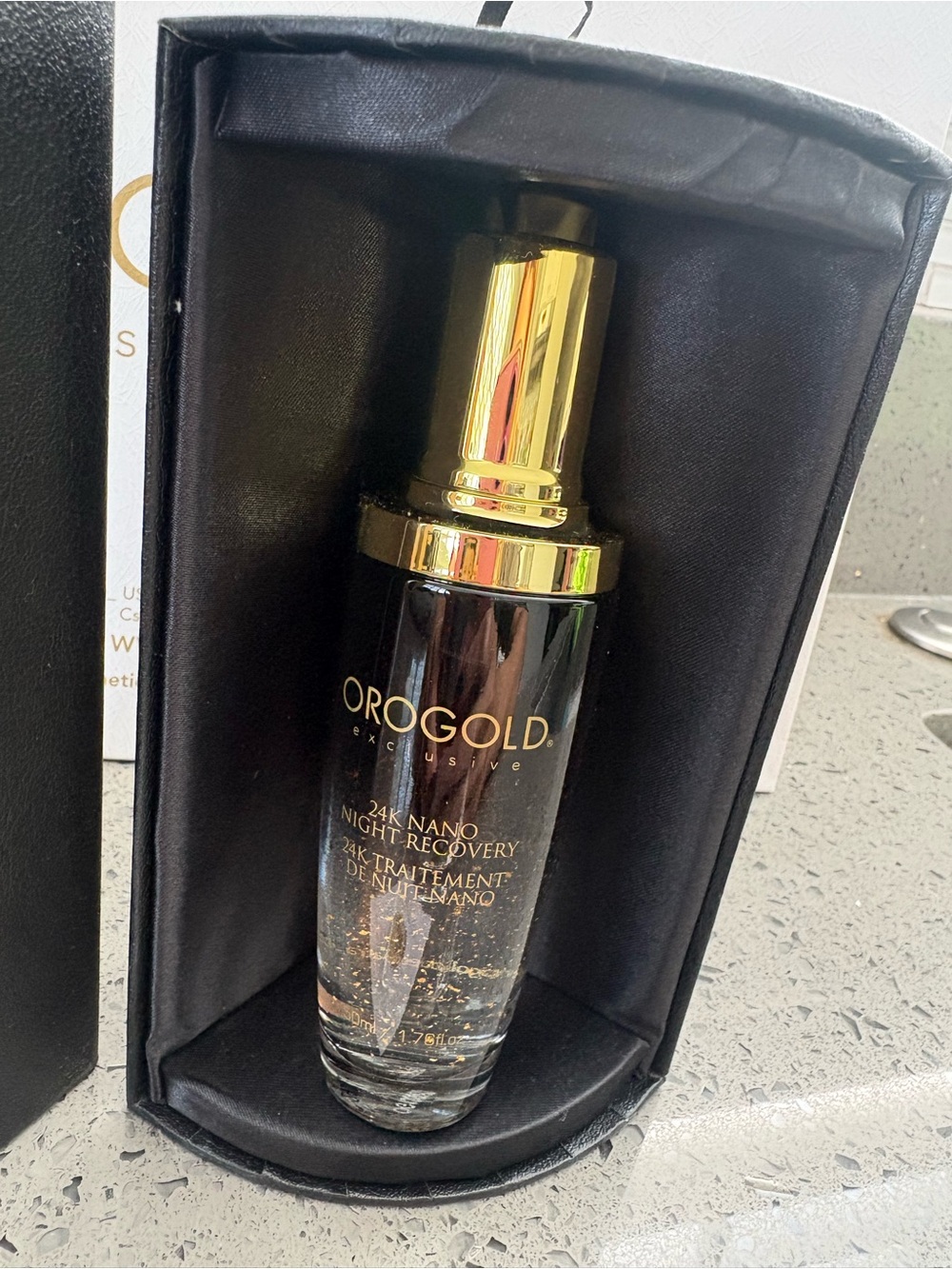 OroGold 24K Nano Night Recovery Serum - Gold